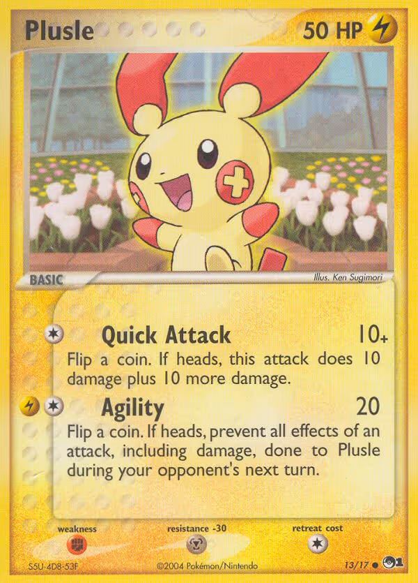 Plusle 13/17 Pokemon card