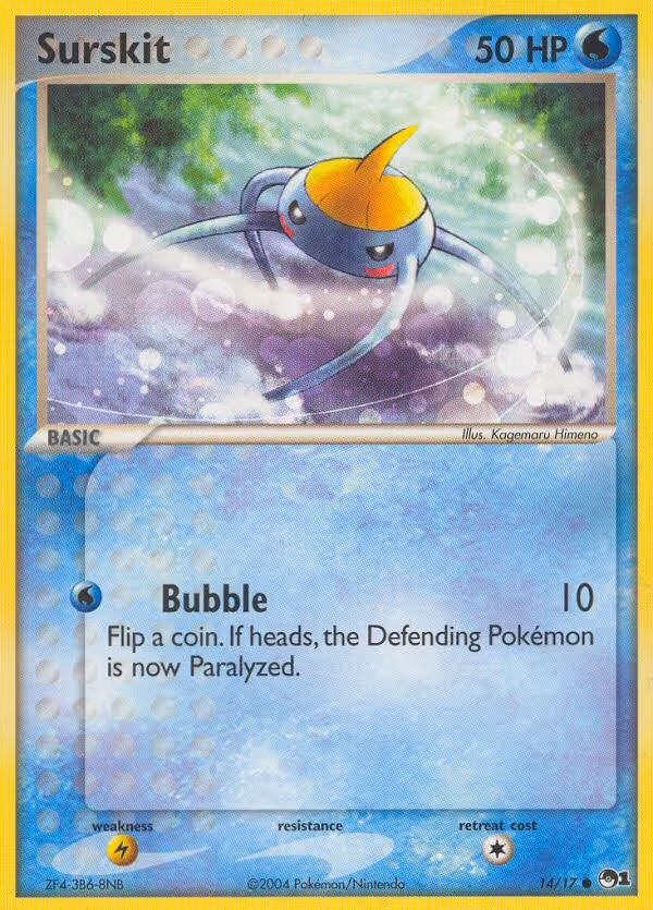 Surskit 14/17 Pokemon card