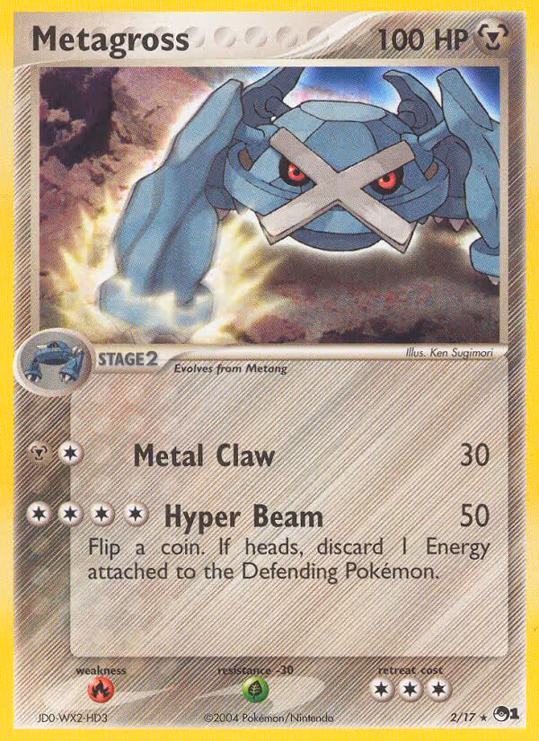 Metagross 2/17 Pokemon card