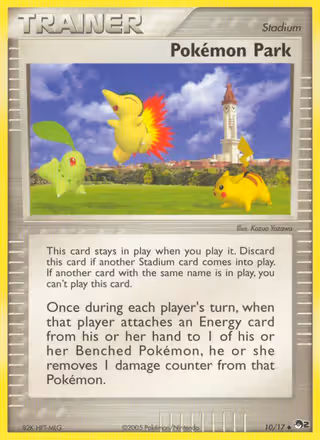 Pokémon Park 10/17 Pokemon card
