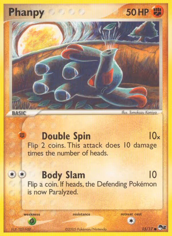 Phanpy 15/17 Pokemon card