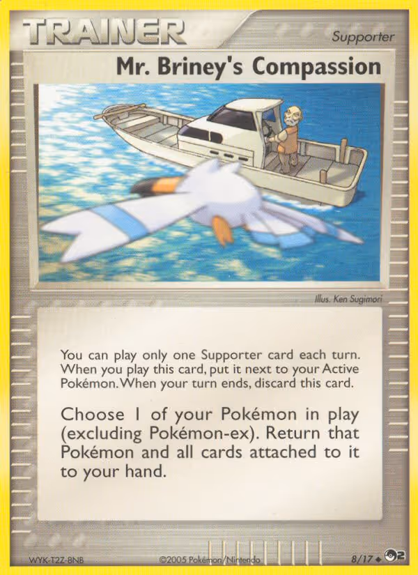Mr. Briney’s Compassion 8/17 Pokemon card