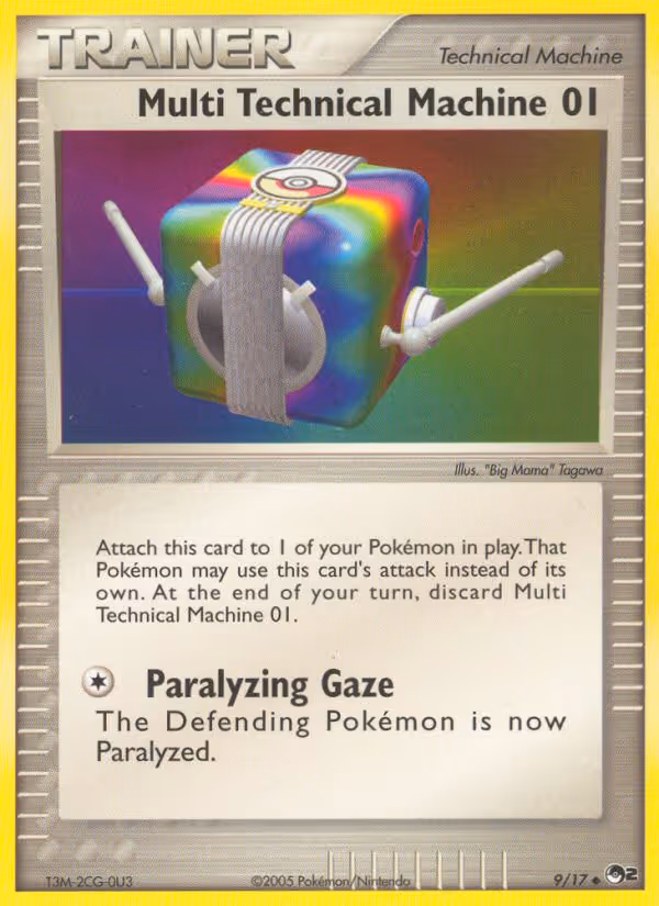 Multi Technical Machine 01 9/17 Pokemon card