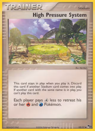 High Pressure System 10/17 Pokemon card