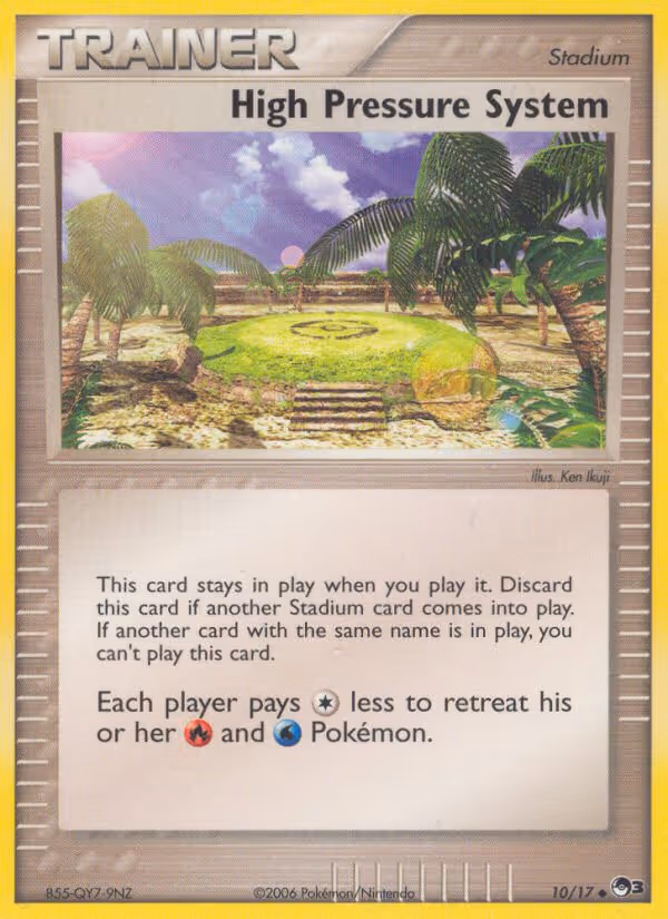 High Pressure System 10/17 Pokemon card