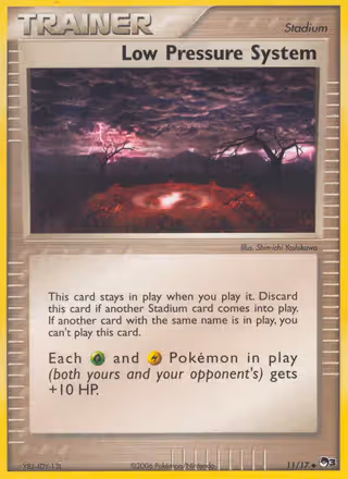 Low Pressure System 11/17 Pokemon card