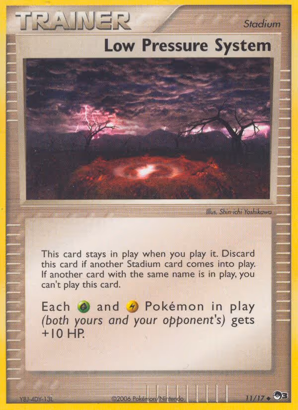 Low Pressure System 11/17 Pokemon card
