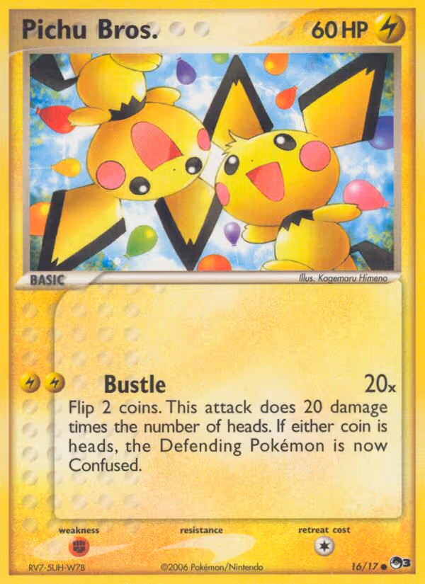 Pichu Bros. 16/17 Pokemon card