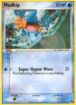 Mudkip 11/17 Pokemon card