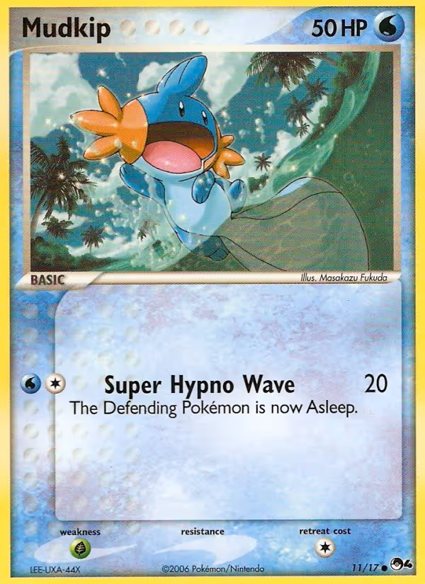Mudkip 11/17 Pokemon card