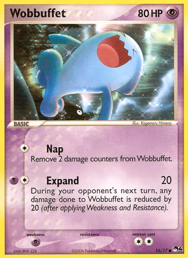Wobbuffet 16/17 Pokemon card