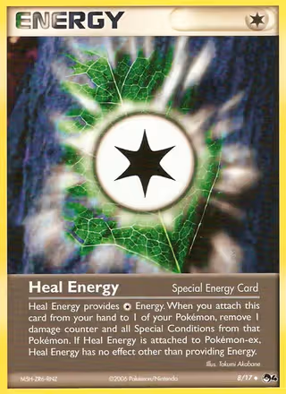 Heal Energy 8/17 Pokemon card