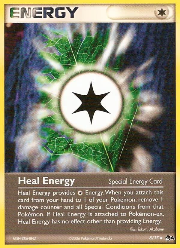 Heal Energy 8/17 Pokemon card