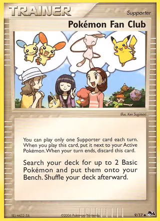 Pokémon Fan Club 9/17 Pokemon card