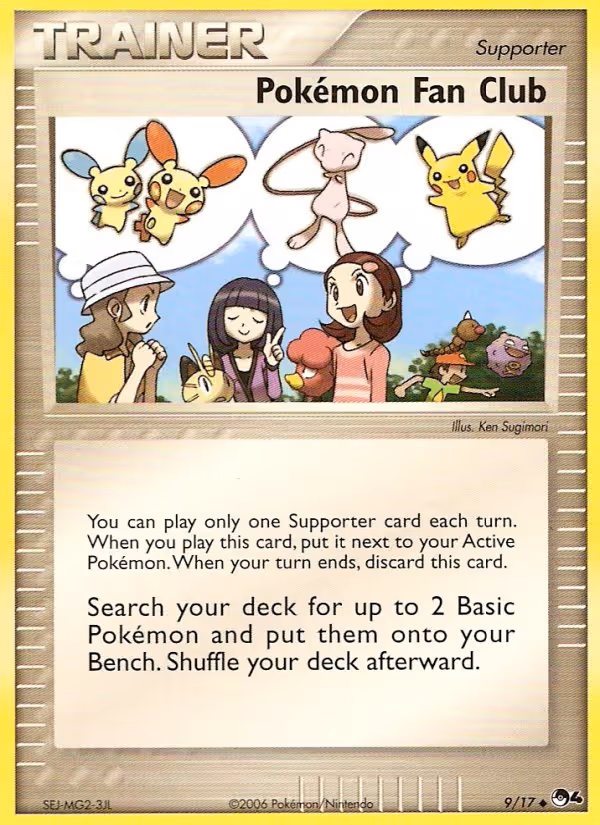Pokémon Fan Club 9/17 Pokemon card
