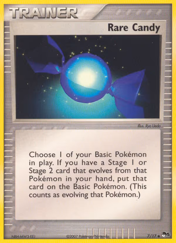 Rare Candy 7/17 Pokemon card