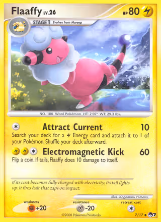 Flaaffy 7/17 Pokemon card
