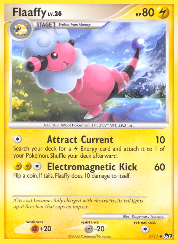 Flaaffy 7/17 Pokemon card