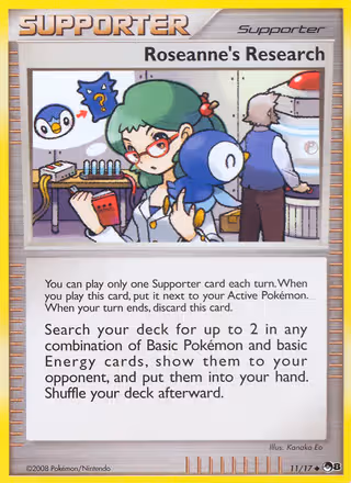 Roseanne’s Research 11/17 Pokemon card