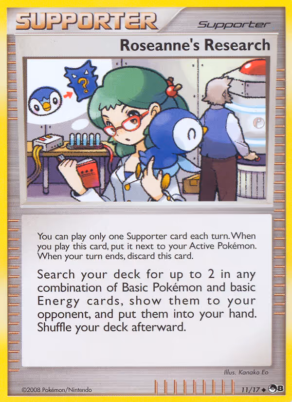 Roseanne’s Research 11/17 Pokemon card