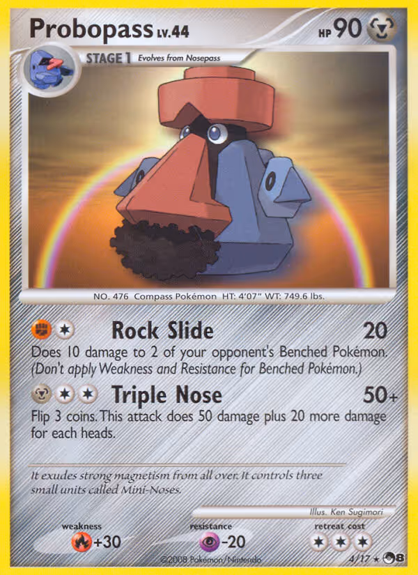 Probopass 4/17 Pokemon card