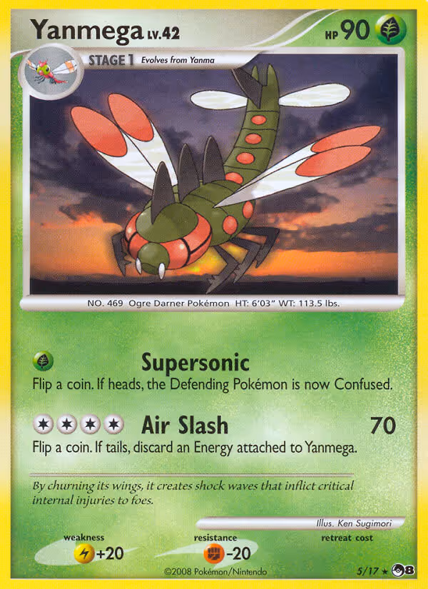 Yanmega 5/17 Pokemon card