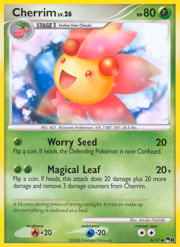 Cherrim 6/17 Pokemon card