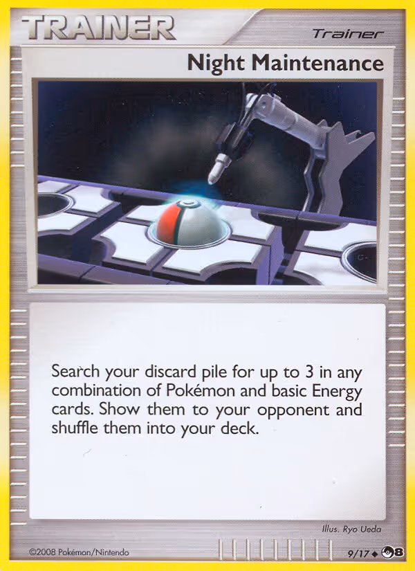 Night Maintenance 9/17 Pokemon card