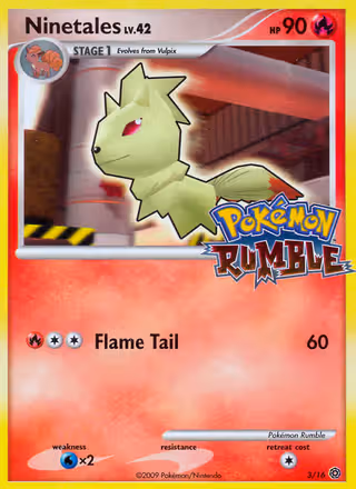 Ninetales 3/16 Pokemon card
