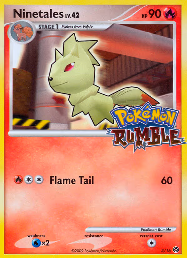 Ninetales 3/16 Pokemon card