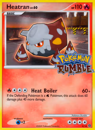 Heatran 4/16 Pokemon card