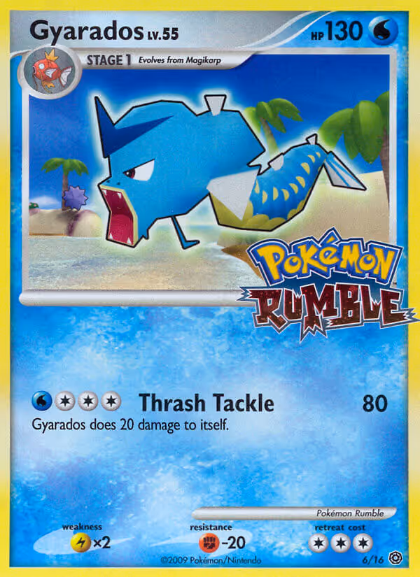 Gyarados 6/16 Pokemon card