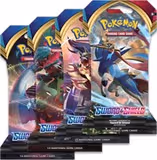 Sword And Shield Base Set Sleeved Booster Pack Art Bundle [Set of 4]