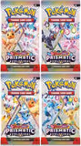 Prismatic Evolutions Booster Pack Art Bundle [Set of 4]