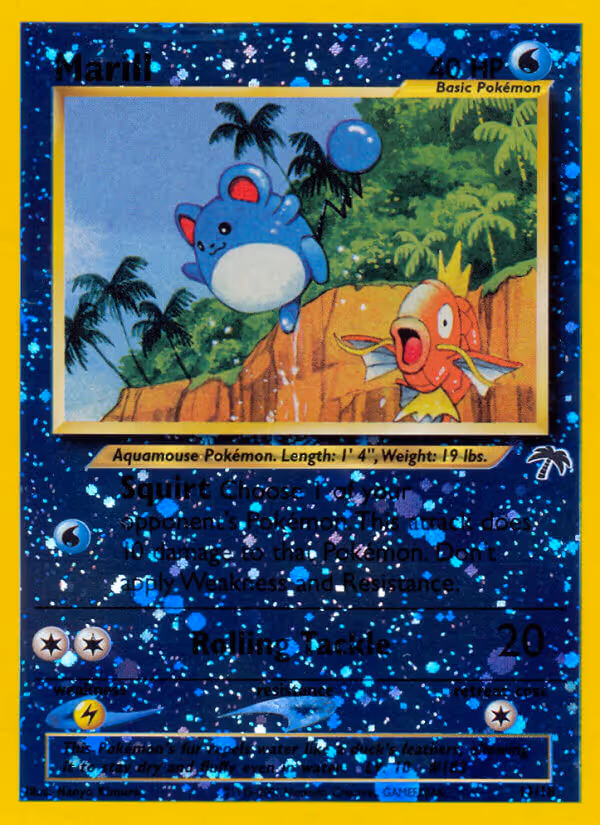 Marill 11/18 Pokemon card