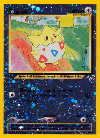 Togepi 4/18 Pokemon card