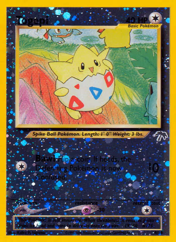 Togepi 4/18 Pokemon card