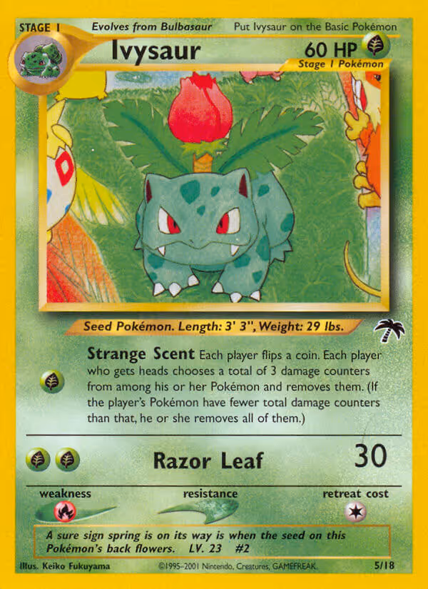 Ivysaur 5/18 Pokemon card