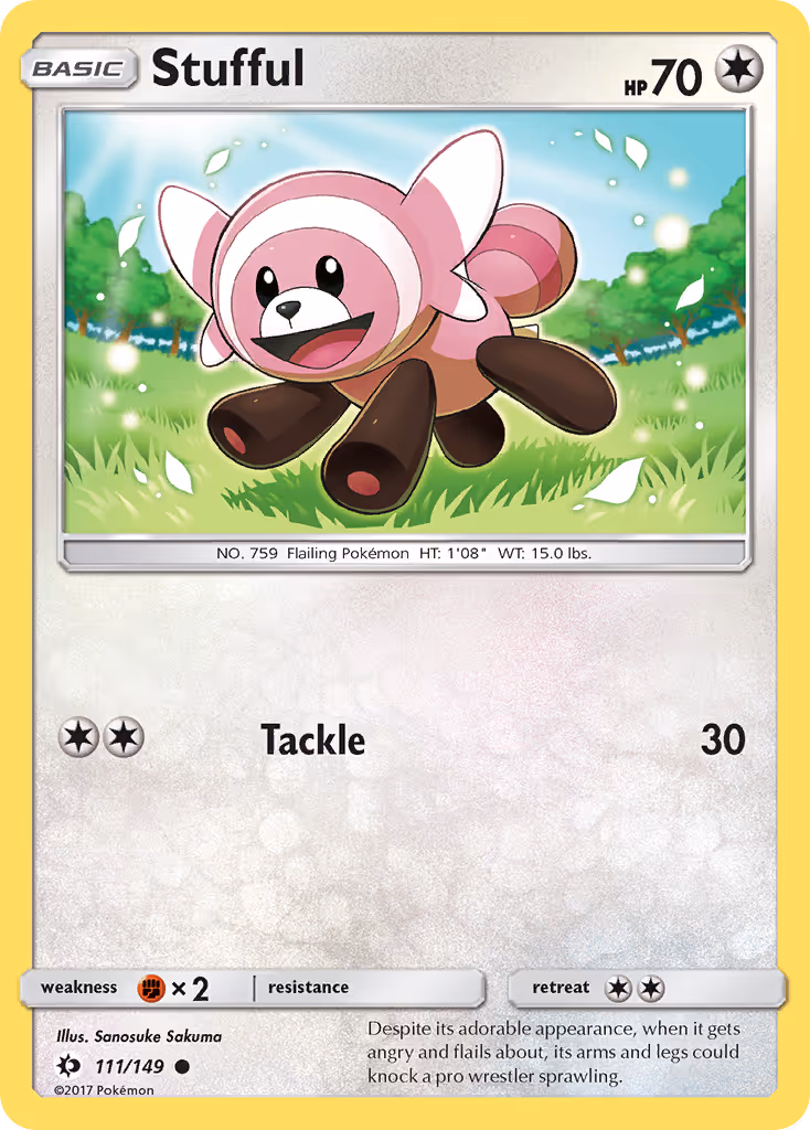 Stufful 111/149 Pokemon card