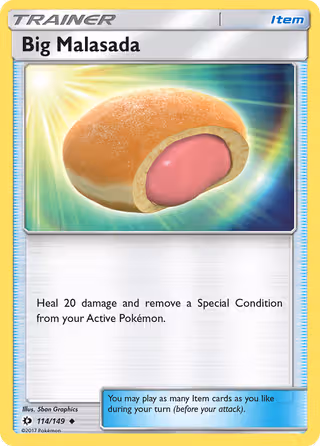Big Malasada 114/149 Pokemon card
