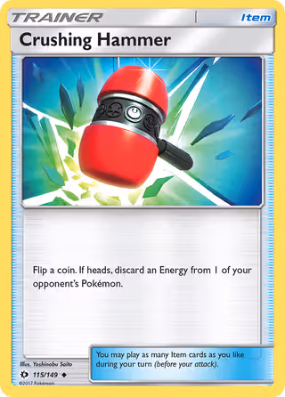 Crushing Hammer 115/149 Pokemon card