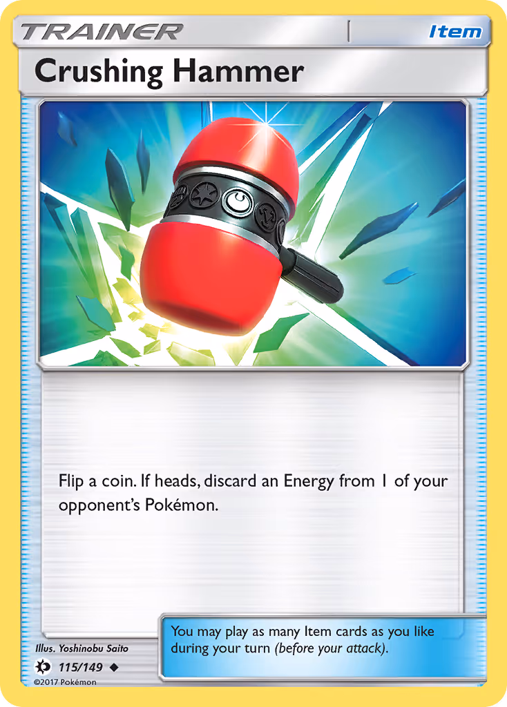 Crushing Hammer 115/149 Pokemon card