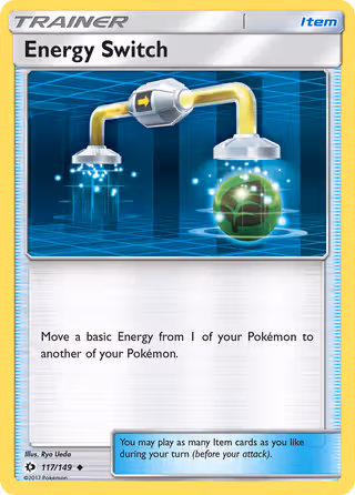 Energy Switch 117/149 Pokemon card