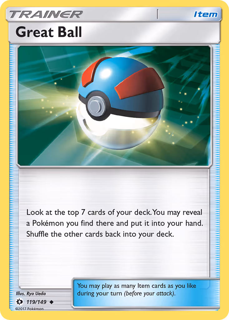 Great Ball 119/149 Pokemon card