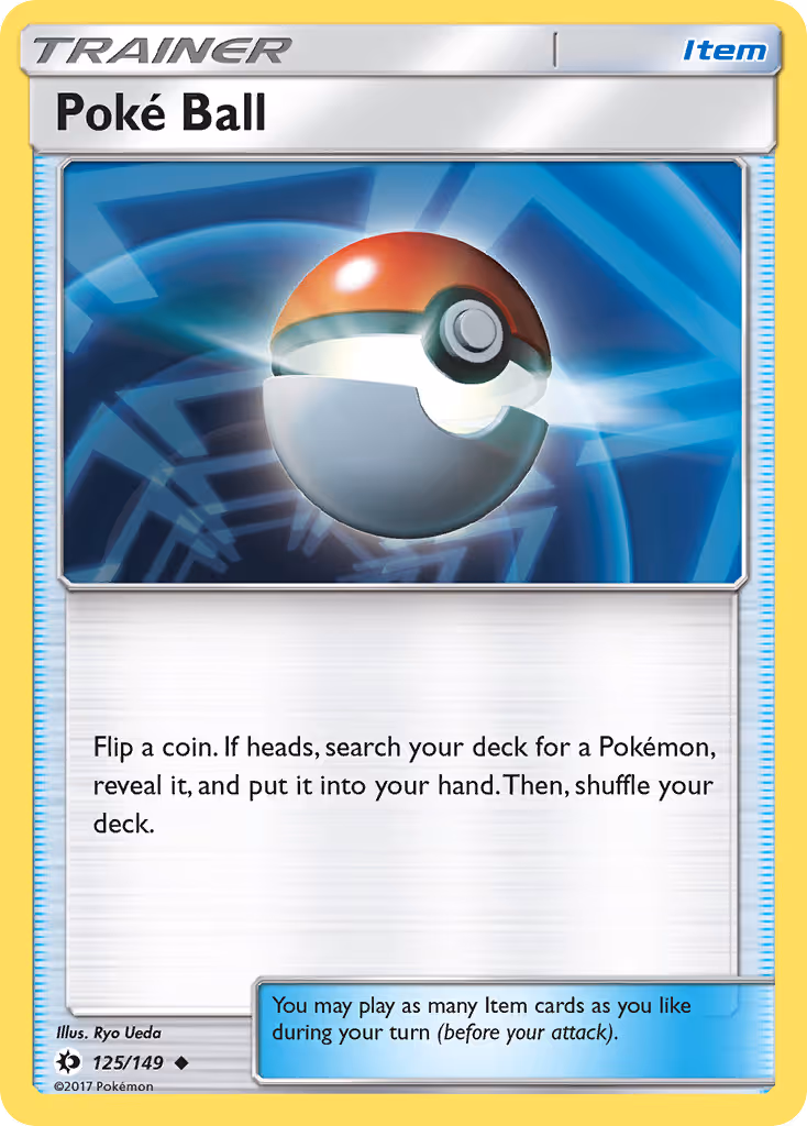 Poké Ball 125/149 Pokemon card