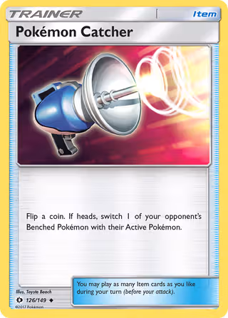 Pokémon Catcher 126/149 Pokemon card