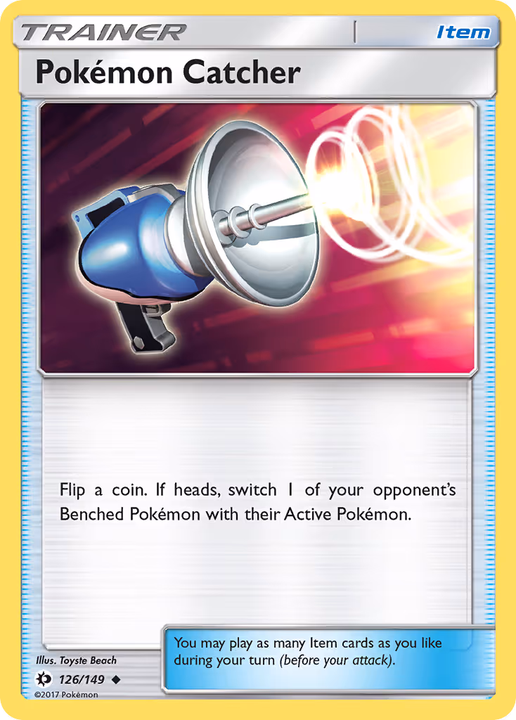 Pokémon Catcher 126/149 Pokemon card