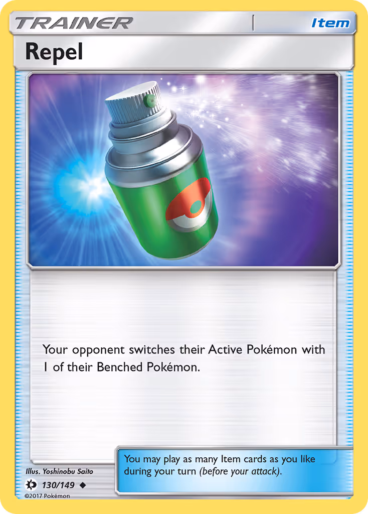 Repel 130/149 Pokemon card