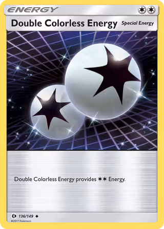 Double Colorless Energy 136/149 Pokemon card