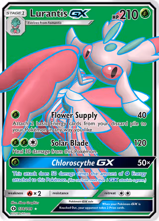 Lurantis GX 138/149 Pokemon card